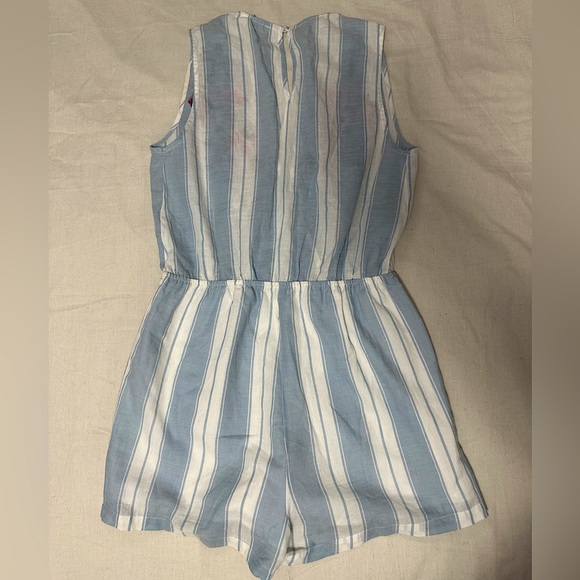 Blu Pepper Striped and Floral Romper size S - Picture 6 of 10